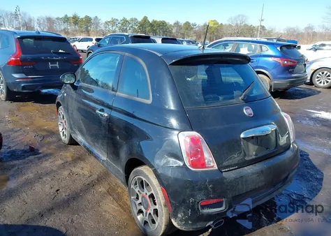 2015 Fiat 500 Sport z USA, uszkodzony, nr VIN 3C3CFFBR1FT710406